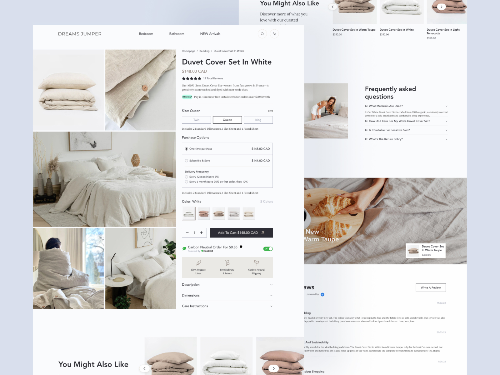 Shop Dreams Jumper E-commerce Website
